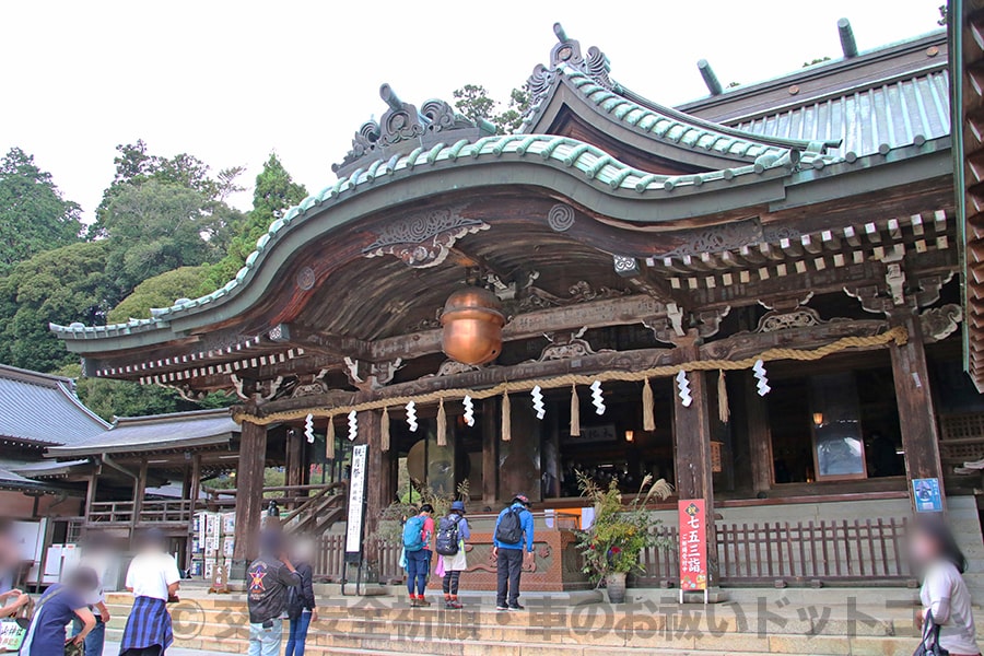 筑波山神社 拝殿・本殿の様子