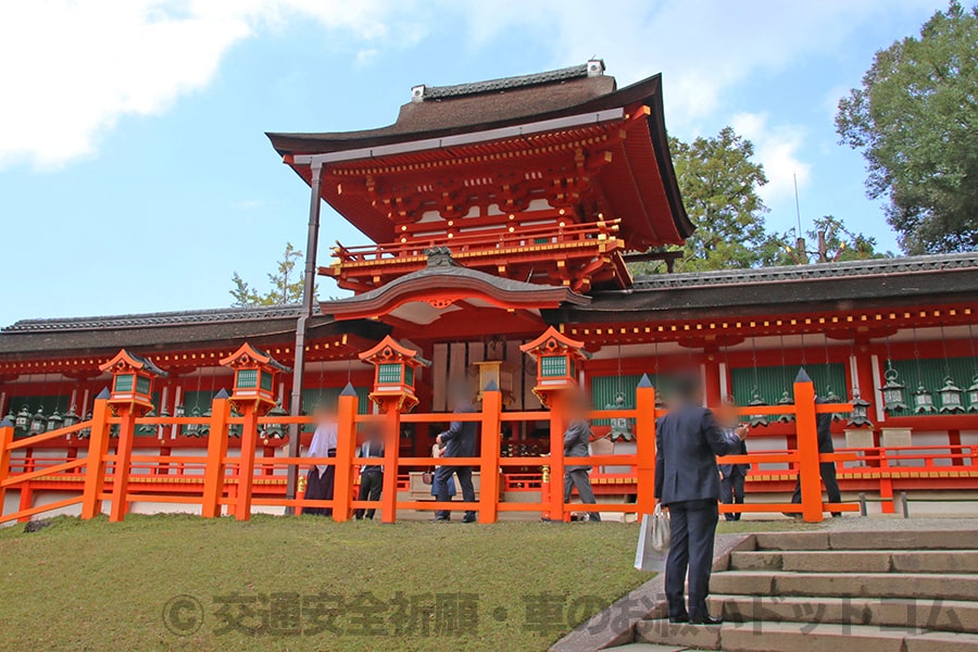春日大社 中門・御廊の様子